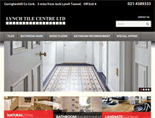 Tablet Screenshot of lynchtilecentre.ie